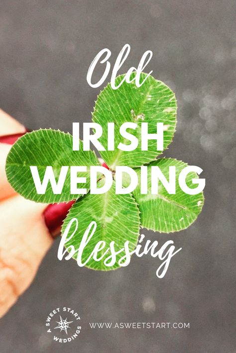 As a professional wedding officiant, I hear some of the most beautiful wedding readings! I thought I'd share this Irish Blessing with you, because it’s one of my favorites. It's very sweet, meaningful and timeless! I’m sure you've heard parts of it before, but here it is in its entirety. Irish Wedding Toast, Vows Examples, Personal Wedding Vows, Irish Wedding Blessing, Vow Ideas, Small Private Wedding, Ceremony Readings, Wedding Prayer, Vows Wedding