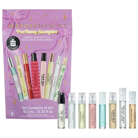 Sephora Favorites Redeemable Perfume Discovery Set Sephora Gift Sets, Mini Perfumes, Girly Christmas Gifts, Sephora Favorites, Very Good Girls, Travel Perfume, Cheap Christmas Gifts, Fragrance Ingredients, Travel Size Perfume