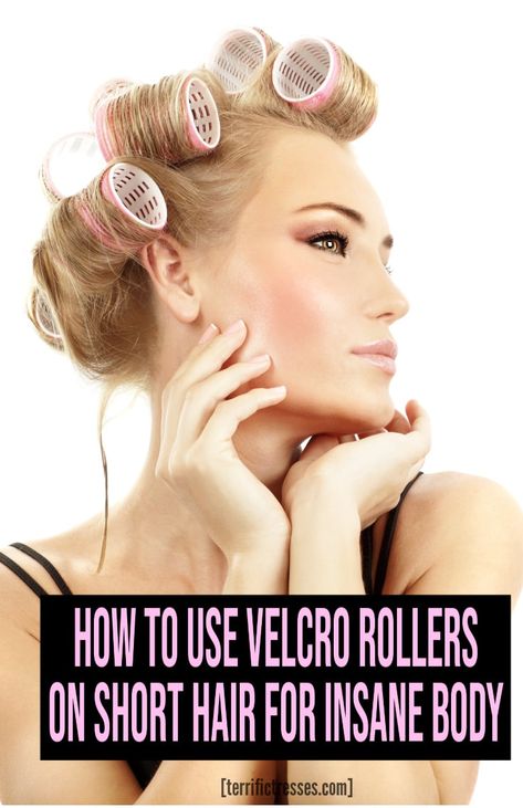 Looking for help on how to use Velcro rollers on short hair for added oomph and volume? You’re in the right place. Learn how to prep your hair, how to put these curlers in and get a trick for taking them out that eliminates tangle worries forever. Click over and get the solutions you need. via @torifitnzer Rollers On Short Hair, Velcro Curlers, Curling Fine Hair, Short Hair Volume, Curlers For Short Hair, Velcro Hair Rollers, Curled Hairstyles For Medium Hair, Roller Curls, Velcro Rollers