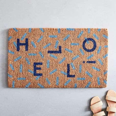 Modern Doormats, Hello Doormat, Coir Mat, Casa Exterior, Coir Doormat, Room Planning, Decor Guide, Welcome Mats, West Elm