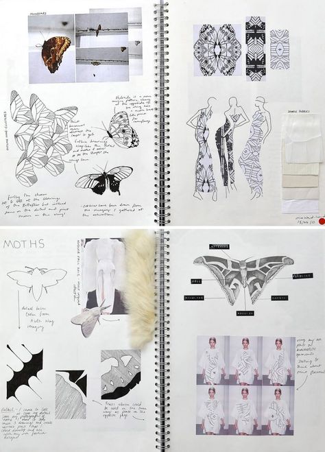 Sketchbooks Inspiration, Fashion Sketchbook Inspiration, Fashion Design Inspiration, Fashion Portfolio Layout, Sketchbook Layout, Textiles Sketchbook, Some Drawings, Fashion Design Books, Buch Design