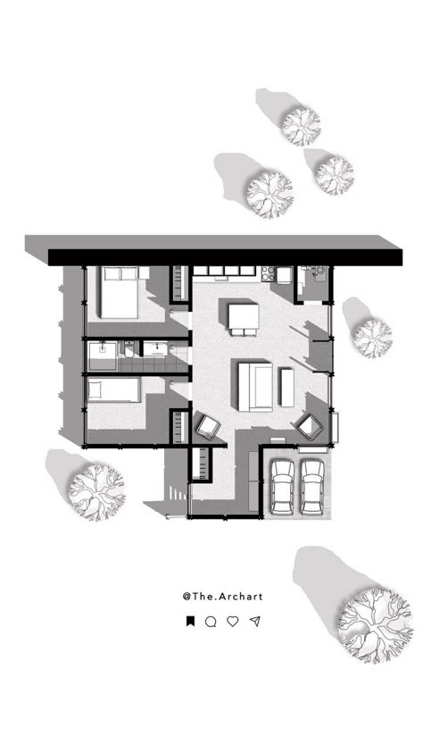 Floor Plan Render Steps👇🏼 1. Add AutoCAD Drawing PDF in Photoshop 2. Add Section Fill Color 3. Add Floor Textures 4. Add Trees and… | Instagram Easy Rendering Architecture, Monochrome Plan Render, Rendered Floor Plan Photoshop, Architecture Plan Render, Floorplan Render, Photoshop Rendered Plans, Photoshop Floor Plan, Floor Plan Illustration, Floor Plan Rendering Photoshop