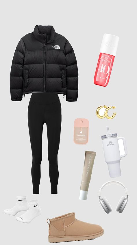 winter outfit inspo #winter #thenorthface #lululemon #stanley #summerfridays #toutchland #uggs #nike #soldejaneiro #goldearrings #apple #fyppppppppppppppppppppppppppppppppppppppppppppppppppppppppp Realistic Winter Outfits, Lululemon Outfit Winter, Lululemon Outfit, Outfit Inspo Winter, Slay Outfits, Lululemon Outfits, Cute Lazy Outfits, Lazy Outfits, Cute Outfits For School