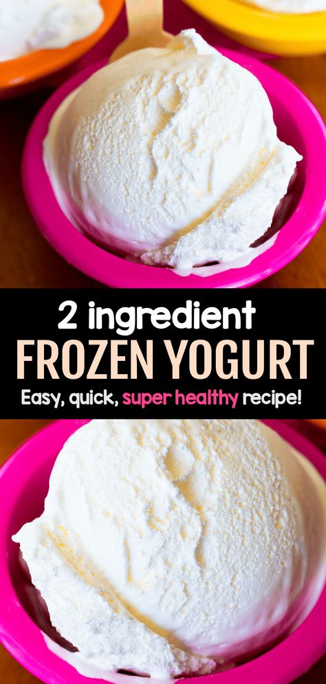 Frozen Yogurt Recipes For Ice Cream Maker, Nutribullet Ice Cream Recipes, Froyo Recipe Homemade Frozen Yogurt, How To Make Yogurt Ice Cream, Healthy Homemade Frozen Yogurt, Frozen Yogurt Creami, Home Made Frozen Yogurt, Easy Frozen Yogurt Recipe, Dash My Mug Ice Cream Maker Recipes Healthy