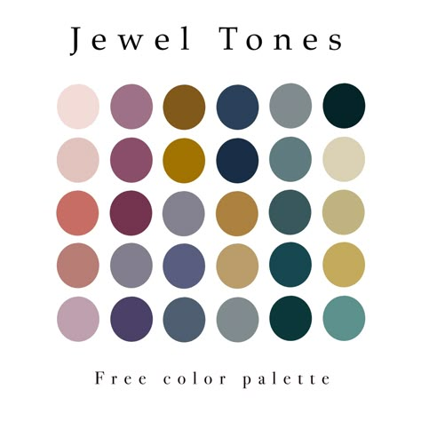 Jewel Tone Pallet, Jewel Tone Color Scheme Wedding, Jewel Tone Clothes Color Combos, Witchy Boho Color Palette, Colour Palette Jewel Tones, Earth Jewel Tone Color Palette, Gem Tones Palette, Rich Color Palette Jewel Tones, Jewel Tones Clothing