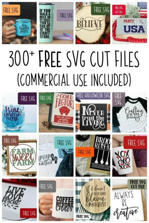 300+ Free Commercial Use SVG Cut Files for Silhouette Portrait or Cameo, Brother Scan N Cut, and Cricut Explore or Maker - cuttingforbusiness.com Svg Files For Scan And Cut, Brother Plotter, Scan N Cut Projects, Vinyle Cricut, Cricut Svg Files Free, Idee Cricut, Cricut Explore Projects, Cricut Svgs, Projets Cricut