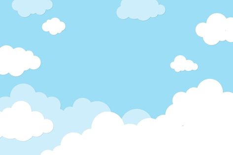 Paper Clouds, Background Pastel, Doodle Borders, Doodle Background, Clay Crafts For Kids, Kid Coloring Page, Slide Background, Paper Cut Design, Motion Design Video