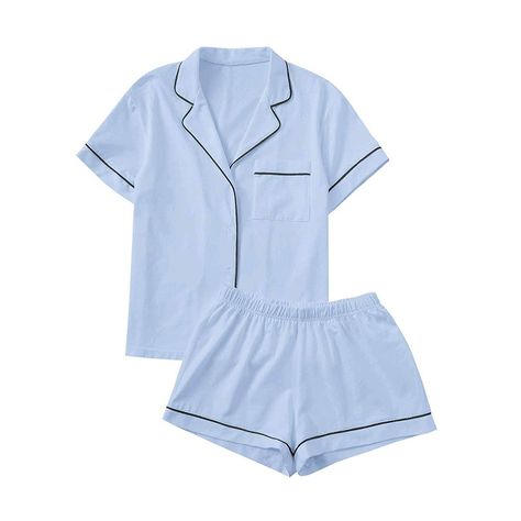 41 Stylish Amazon Items to Buy When You're Bored | Who What Wear Pajamas For Teens, Two Piece Pajama Set, Pijamas Women, Cute Pajama Sets, Cute Sleepwear, Cozy Pajamas, Short Pj Set, Trendy Swimwear, Satin Pyjama Set