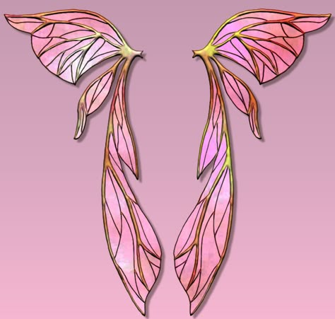 scrapbook Fairy Wings Drawing, Fairy Wing Tattoos, Flower Wings, Diy Fairy Wings, Wings Fairy, Art Papillon, Scrapbook Design, Wings Drawing, Fairy Pictures