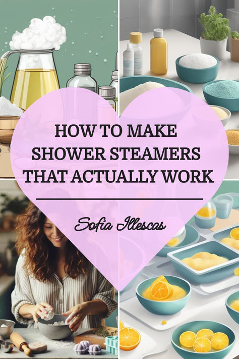 How To Make Shower Steamers That Actually Work Diy All Natural Shower Steamers, Headache Shower Steamers Diy, How To Make Shower Steamers That Actually Work, Shower Steams Diy, Herbal Shower Steamers, Allergy Relief Shower Melts, Aromatherapy Shower Steamers, Diy Shower Melts Essential Oils, Congestion Shower Steamers