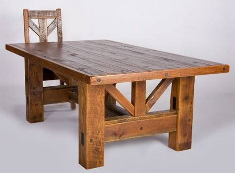 barn wood table