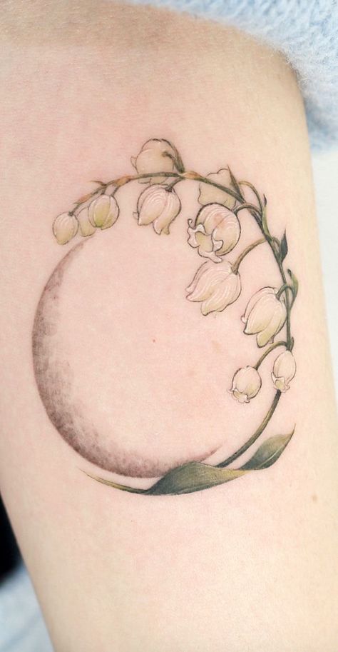 Tattoo Lower Back, Lily Of The Valley Tattoo, Wildflowers Tattoo, Delicate Flower Tattoo, Valley Tattoo, Simple Flower Tattoo, Unique Tattoos For Men, Small Flower Tattoos, Simple Tattoo Designs