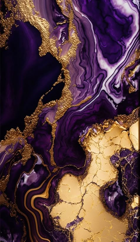 Purple And Gold Wallpaper, Gold Abstract Wallpaper, Purple Tile, Images Kawaii, Abstract Art Wallpaper, Marble Wallpaper, Art Gallery Wallpaper, Color Palette Design, Cool Wallpapers Art