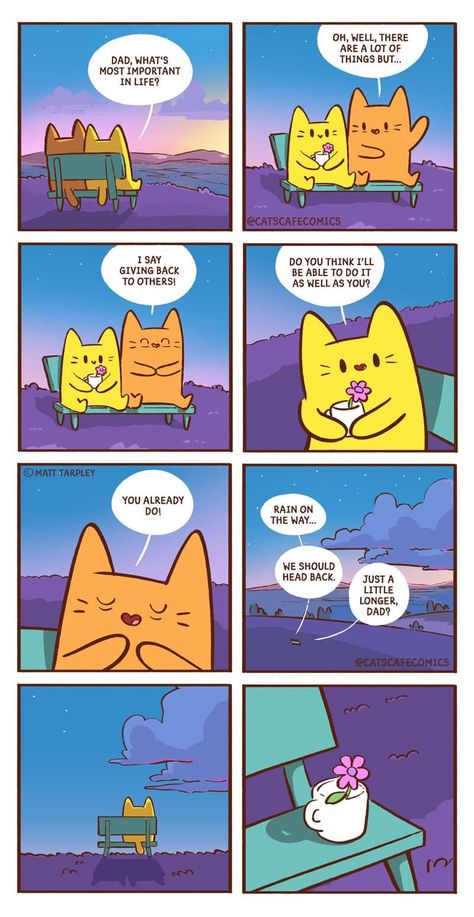 Comic Book Layout, Life Comics, Aliens Funny, Funny Comic Strips, Cat Comics, Comics Story, Comic Drawing, Love You Dad, Cat Cafe