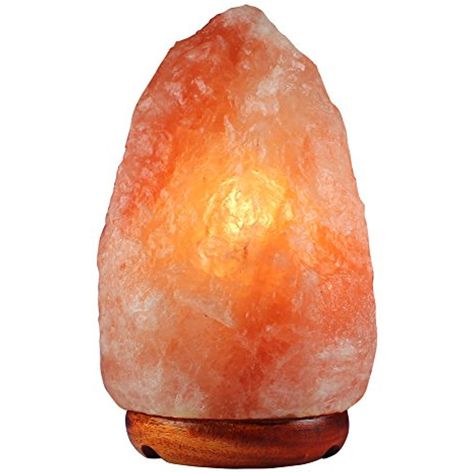 SALT GEMS Natural Himalayan Salt Lamp (6-7 Inch, 3-6 lbs) Air Purifier - Hand Carved Natural Shape Salt Rock Lamp with Elegant Wood Base, 15 W Bulb and Dimmer Cord Included *** For more information, visit image link. (This is an affiliate link) #HomeDcor Bath Tube, Pink Salt Lamp, Rock Lamp, Home Decor Lamp, Salt Therapy, Salt Rock Lamp, Himalayan Salt Crystals, Amber Lights, Decor Lamp