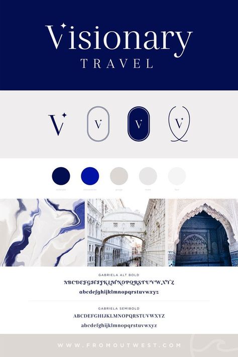 Logo design inspiration Navy Blue Logo Design, Blue Logo Design Ideas, Travel Branding Design, Royal Blue Branding, Blue Branding Design, Navy Blue Branding, Royal Branding, Travel Agency Branding, Agency Branding Design