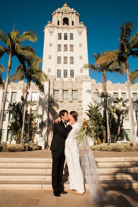 los angeles elopement at the beverly hills courthouse : michelle + joe are married! - los angeles and palm springs wedding photographer Beverly Hills Elopement, Laguna Hills Civic Center Wedding, Beverly Hills Courthouse Wedding, Beverly Hills Courthouse, Los Angeles Engagement Photos, Beverly Hills Wedding, Courthouse Wedding Photos, Courthouse Elopement, 2024 Travel