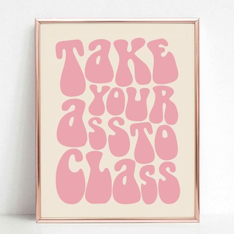 College Apartment Wall Art, Dorm Room Decor, Funny Roommate Sign, Funny College Sign, Dorm Wall Art, To Class, Typography Wall Decor Art College Dorm Student Unframed (8x10 inches) Dorm Bathroom, College House, College Apartment Decor, Uni Room, Dorm Inspo, College Room, Apartment Bathroom, Dorm Ideas, College Apartment