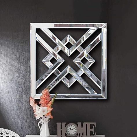 Mirror For Room, Wall Decor Mirror, Mirror Makeover, Living Room Decor Gray, Chic Mirror, Entryway Mirror, Decor Mirror, Decorative Mirrors, Modern Mirror Wall