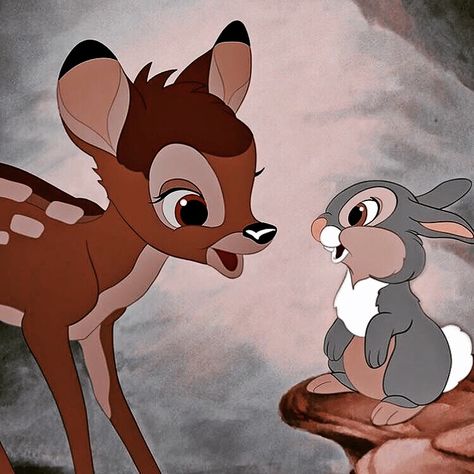 Deer Icon Aesthetic, Bambi Aesthetic Icon, Bambi Pfp, Bambi Icons, Bambi Rabbit, Disney Rabbit, Bambi Aesthetic, Cartoon Name, Bambi Characters