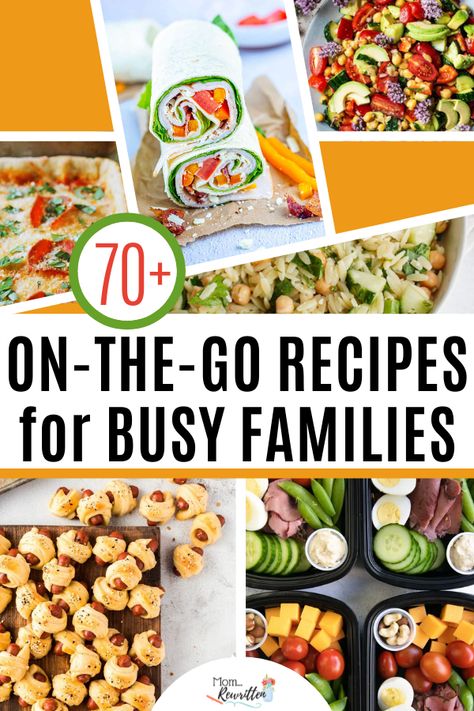 Easy Meals To Eat On The Go, Fast Meals On The Go, Meals For On The Go Dinners, Take And Go Meals, Dinner Ideas For On The Go, Dinners For On The Go, Grab And Go Meals Make Ahead, Make Ahead Grab And Go Meals, Easy Dinners To Prepare Ahead Of Time