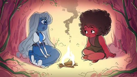 Cartoon Nostalgia, Steven Uni, Steven Universe Movie, Steven Universe Drawing, Ruby And Sapphire, Steven Universe Characters, Naruto Oc Characters, Steven Universe Comic, We Are The Crystal Gems