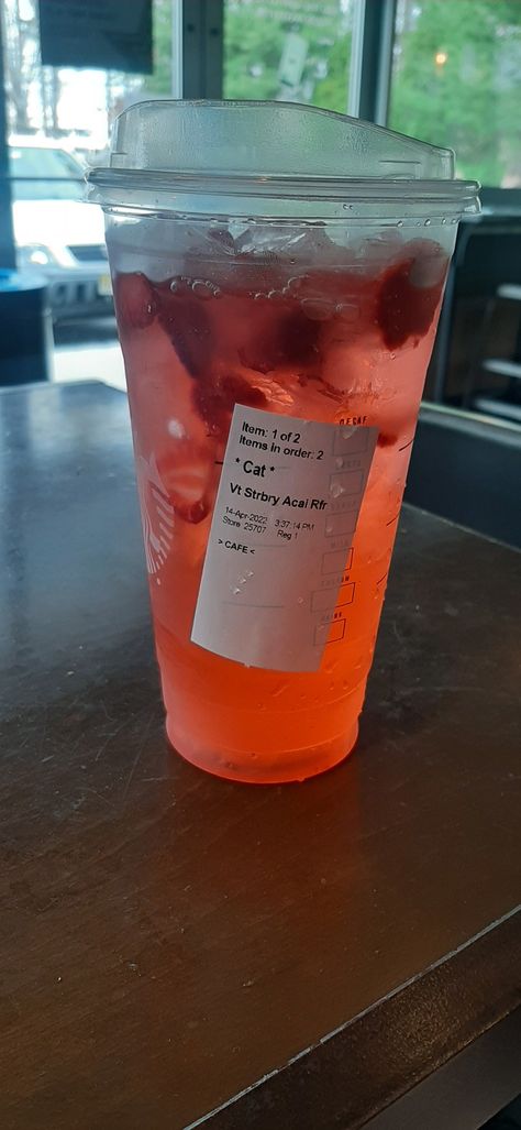 Strawberry Açai Refresher, Strawberry Acid Refresher Starbucks, Strawberry Açaí Refresher, Starbucks Strawberry Acai Refresher, Strawberry Acai Refresher, Starbucks Strawberry, Strawberry Acai, Boba Drink, Starbucks Refreshers