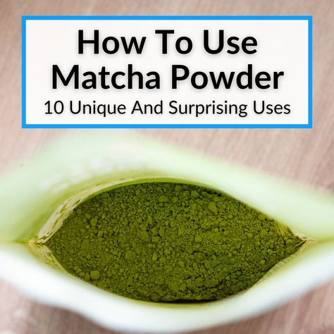 What To Make With Matcha, How To Use Matcha Powder, Matcha Keto Recipes, Recipes With Matcha Powder, Torani Drinks, Matcha Green Tea Powder Recipes, Green Tea Powder Recipes, Matcha Powder Benefits, Matcha Powder Recipes