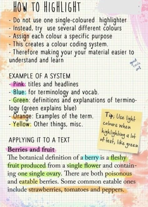 Highlighter System Studying, Highlighting System Studying, Annotating Guide, Uni Tips, Revision Ideas, Psychology Study, Annotating Text, How To Take Notes, College Note Taking