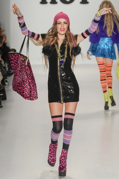 Johnson Aesthetic, Betsey Johnson Runway, Fall 2014, Fashion Shows, Fashion Fabric, Y2k Fashion, Colorful Fashion, New York Fashion Week, Winter Collection