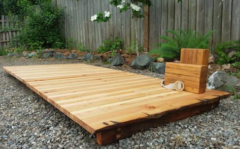 Yoga Platform Outdoor, Outdoor Yoga Space Backyards, Backyard Yoga Space Zen Gardens, Backyard Yoga Space, Yoga Garden Space, Outdoor Yoga Platform, Outdoor Yoga Space, Backyard Yoga, Zen Meditation Space