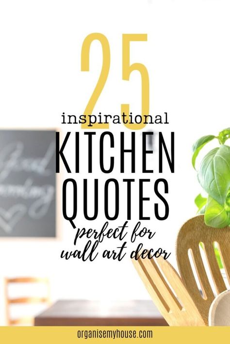 Kitchens are the heart of the home. They are where we cook our meals, laugh with friends, and share stories. Why not use some inspirational Kitchen quotes to add personality to your kitchen decor. Here are some to get you started. Culinary Arts Classroom, Wall Quotes Diy, Kitchen Quotes Decor, Funny Kitchen Quotes, Quotes For The Home, Laugh With Friends, Kitchen Wall Quotes, Kitchen Quotes Funny, Chalkboard Wall Bedroom