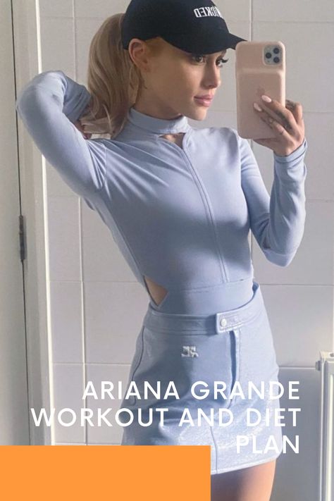 Ariana Grande Workout and Diet Plan ‎#BikiniBody #BurnFat #CelebrityWorkout #CircuitTraining #DietPlan #FlatStomach #TonedBody ‎‎#TonedLegs #WeightLoss #WorkoutRoutine #Yoga Ariana Grande Workout, Angelina Jolie Diet, Tummy Workout Challenge, Ariana Grande Diet, Hard Work Motivation, Celebrity Diets Plan, The Way Ariana, Workout And Diet Plan, Ariana Grande Body