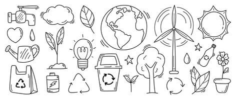 Campaign Social Media, Recycle Symbol, Save The Earth, Earth Globe, Happy Earth Day, Doodle Style, Happy Earth, Logo Banners, Cityscape Photos