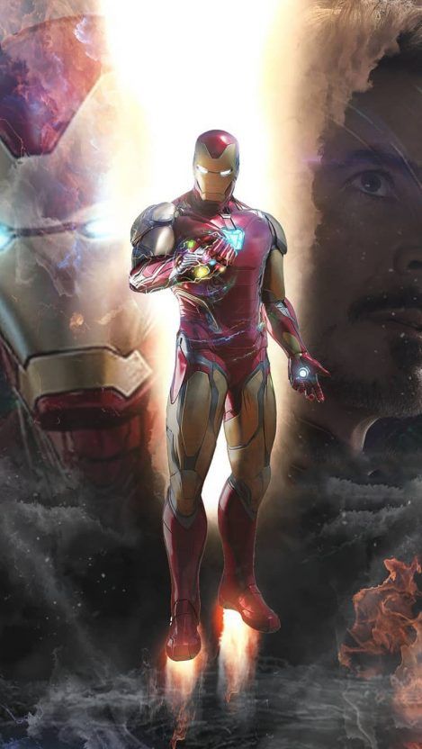 Captain and Iron Man Endgame Fight iPhone Wallpaper - iPhone Wallpapers | Iron  man wallpaper, Iron man art, Iron man