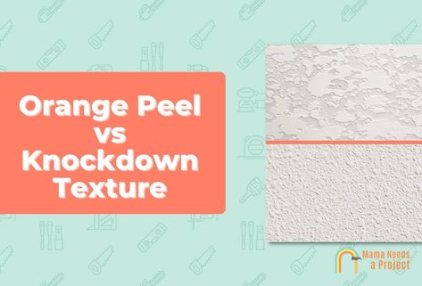 Orange Peel Ceiling Texture, Orange Peel Ceiling, Knockdown Texture Walls, Orange Peels Uses, Knockdown Texture, Orange Peel Walls, Orange Peel Wall Texture, Drywall Texture, Orange Peel Texture