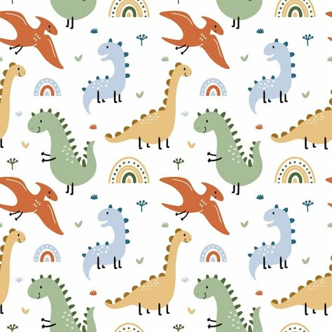 Dinosaur Seamless Pattern, Baby Fabric Prints, Dinosaurs Background, Animals Background, Dinosaur Patterns, Clothing Printing, Dinosaur Wallpaper, Dinosaur Fabric, Boys Prints