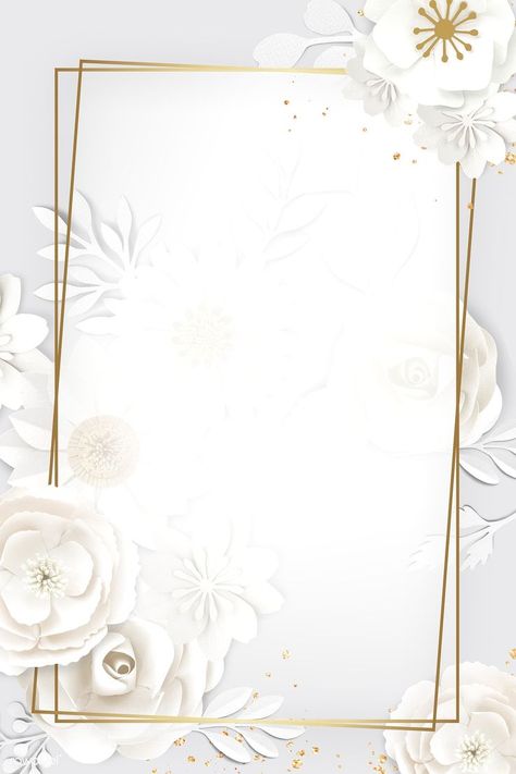 Anniversary Banner Design, Paper Craft Flowers, Flower Banner, Banner Illustration, Gold Wallpaper Background, Frame Flower, Wedding Invitation Background, Floral Cards Design, Flowers Frame