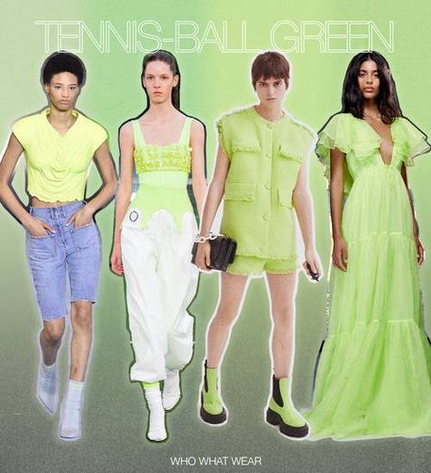 The 5 Biggest Color Trends of Spring/Summer 2021 | Who What Wear Summer Color Trends, Fashion Trend Forecast, 2021 Fashion Trends, Trend Board, Color Trends Fashion, Fashion Forecasting, Colour Trends, Spring Fashion Outfits, Runway Trends