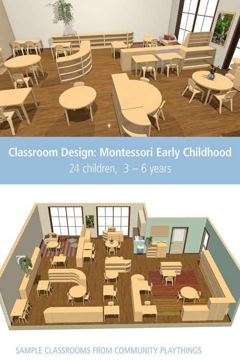 Montessori Classroom Learning Areas 🔆 #MontessoriBed #ChildFurniture #ToddlerRoomDecor #NaturalMaterials #WoodenToys #KidsRoomInspiration #MontessoriHome #EcoFriendlyKids #ToddlerSleep #ParentingIdeas Classroom Montessori Decor, Montessori Preschool Classroom Design, Beautiful Montessori Classroom, Preschool Furniture Classroom, Preschool Classroom Layout Floor Plans, Montessori Classroom Design, Montessori 3-6 Classroom, Montessori 3-6, Montessori Classroom Layout Elementary