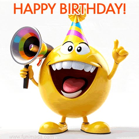 bday-1524.gif 500×500 pixels Funny Birthday Wishes Hilarious Laughing, Happy Birthday Bruh, Silly Happy Birthday, Happy Birthday Emoji, Birthday Emoji, Animated Happy Birthday, Funny Smiley, Happy Birthday Gif, Birthday Gifs