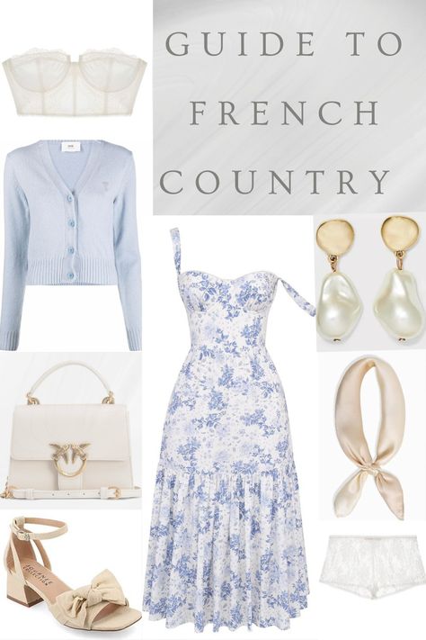 French Country Outfit, Country Aesthetic Outfit, Country Style Fashion, French Country Aesthetic, Life In France, Country Outfit, Country Aesthetic, Aesthetic Vacation, Country Style Outfits