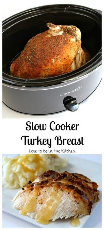 Quick Thanksgiving Recipes, Resep Makanan Beku, Turkey Breast Crockpot, Slow Cooker Turkey Breast, Pot Recipes Healthy, Crockpot Turkey, Easy Thanksgiving Recipes, Best Thanksgiving Recipes, Slow Cooker Turkey