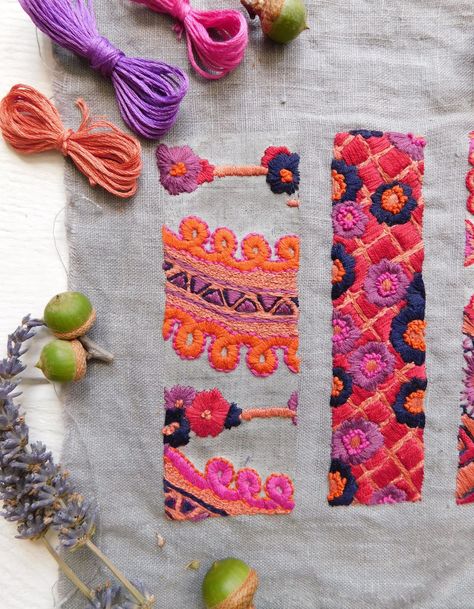 embroidery ideas Summer Sketchbook, Beginner Cross Stitch, Modern Embroidery Kit, Beginner Embroidery Kit, Beginner Embroidery, Hand Embroidery Kits, Easy Embroidery, Stitch Flowers, Flowers Embroidery