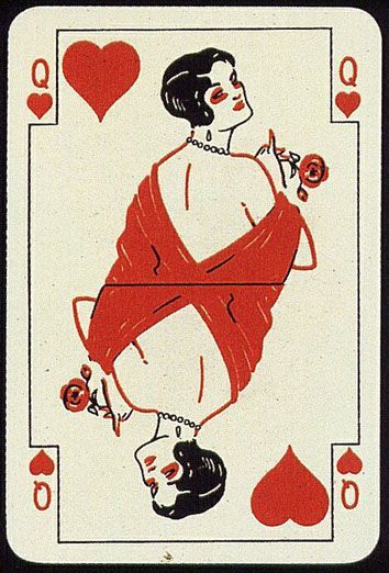 Vintage Queen Of Hearts Playing Card, Queen Of Hearts Card Tattoo, Deck Of Cards Tattoo, Vintage Queen Of Hearts, Playing Card Tattoos, Queen Of Hearts Tattoo, Queen Of Hearts Card, Playing Card Art, Hearts Playing Cards