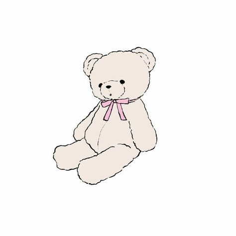 #teddybear #drawing #coquette #bow #softcore Bow Drawing, Desain Quilling, Soft Pink Theme, Bear Drawing, Book Drawing, Pink Themes, Phone Themes, Cute Doodles, Pink Ribbon