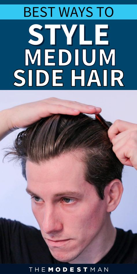 Styling Medium Length Hair Men, Mens Hairstyles For Growing Out Hair, Men’s Short Hairstyles Widows Peak, Side Parted Hairstyles Men, How To Style Mens Medium Length Hair, Mid Length Hair Styles Men, Men Medium Length Haircut, Men’s Medium Length Straight Hair, Men’s Hairstyles Medium Length