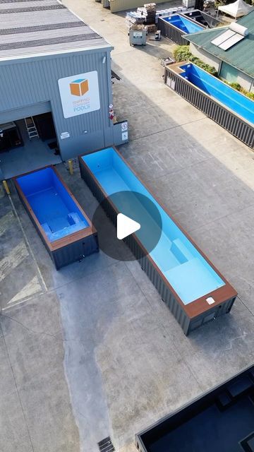 Shipping Container Pools on Instagram: "Blue? #shippingcontainerpools #containerpools #swimmingpool #pool #makeachoice #choose #abovegroundpool #poolvibes" Container Pools Ideas, Shipping Container Pool Cost, Container Pools, Shipping Container Swimming Pool, Shipping Container Pool, Container Pool, Indoor Pool Design, House Exterior Colors Schemes, Instagram 2023