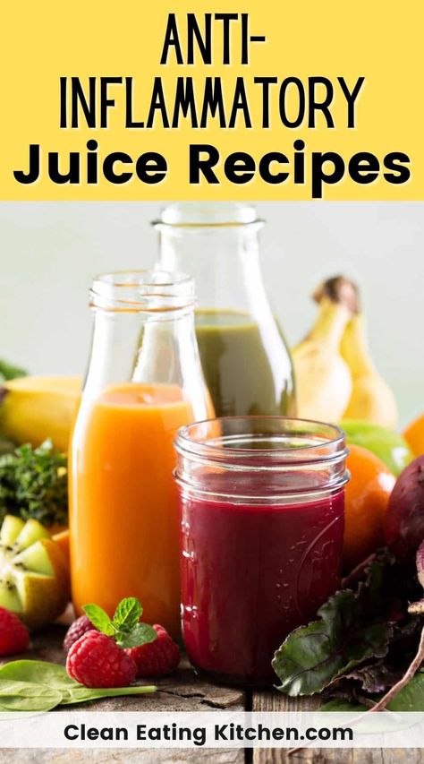 Cold Pressed Juice Recipes, Best Juicing Recipes, Fresh Juice Recipes, Healthy Juicer Recipes, Healthy Juice Drinks, Anti Inflammation Recipes, Juice Cleanse Recipes, Homemade Juice, Juicy Juice