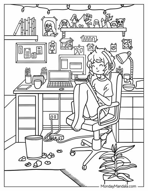 26 Aesthetic Coloring Pages (Free PDF Printables) Paint Templates Free Printable, Drawings To Color Aesthetic, Colouring Sheets Aesthetic, Desenhos Para Pintar Aesthetic, Cool Coloring Pages Free Printable, Printable Drawings To Paint, Free Coloring Pages Printables Adults, Printable Drawings To Color, Colouring Pages For Adults Aesthetic